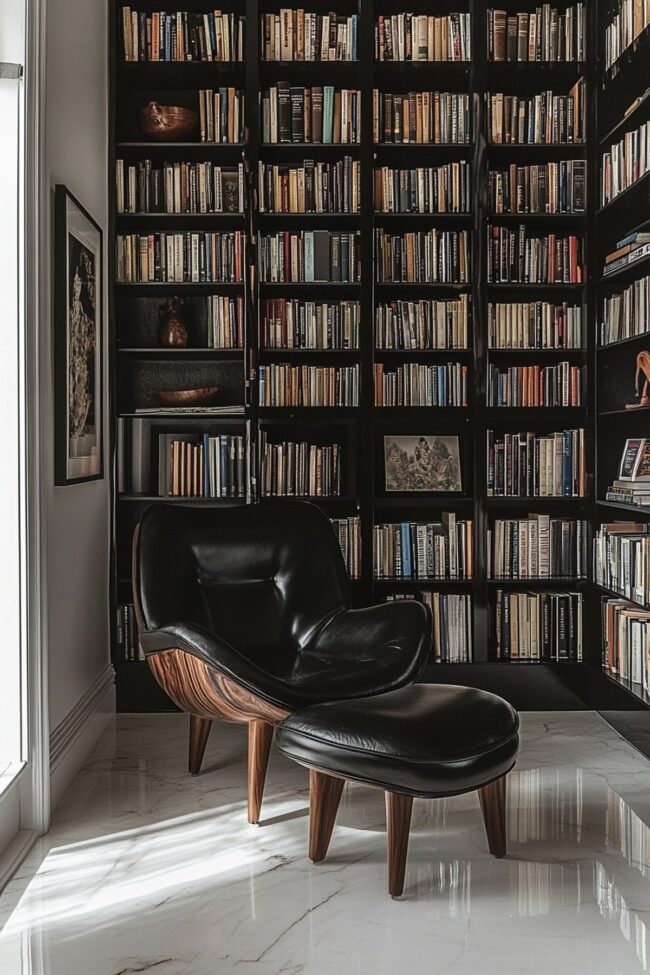 Monochrome Literary Haven