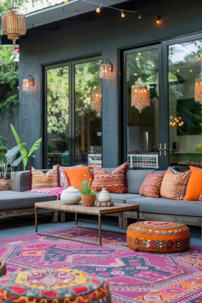 Chic Bohemian Patio Style