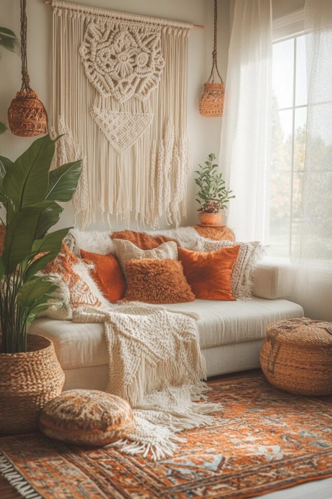 Artful Macrame Displays