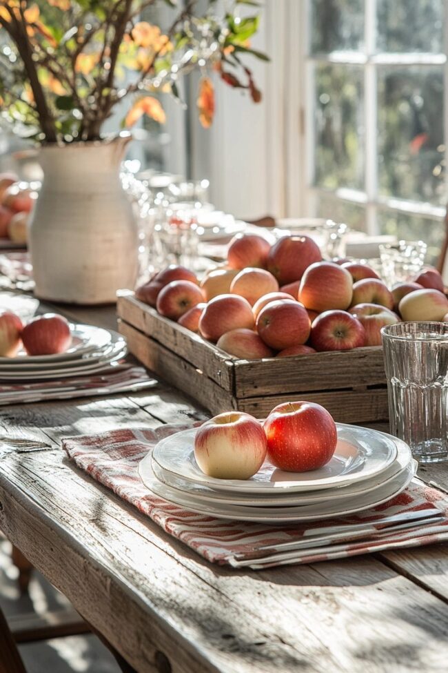 Harvest-Inspired Lunch Display