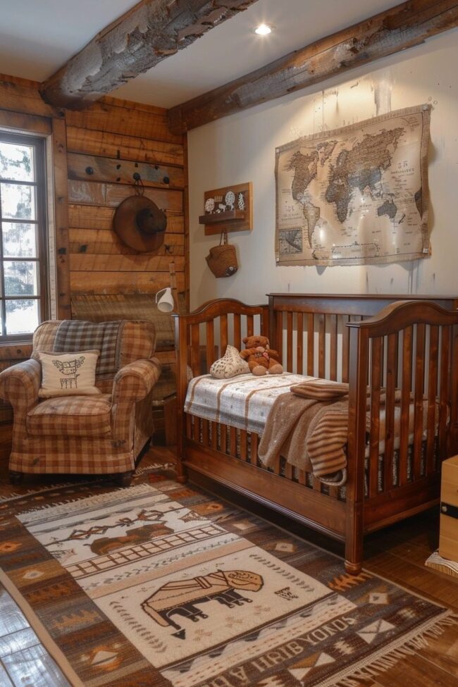 Charming Pioneer Style Nursery Design