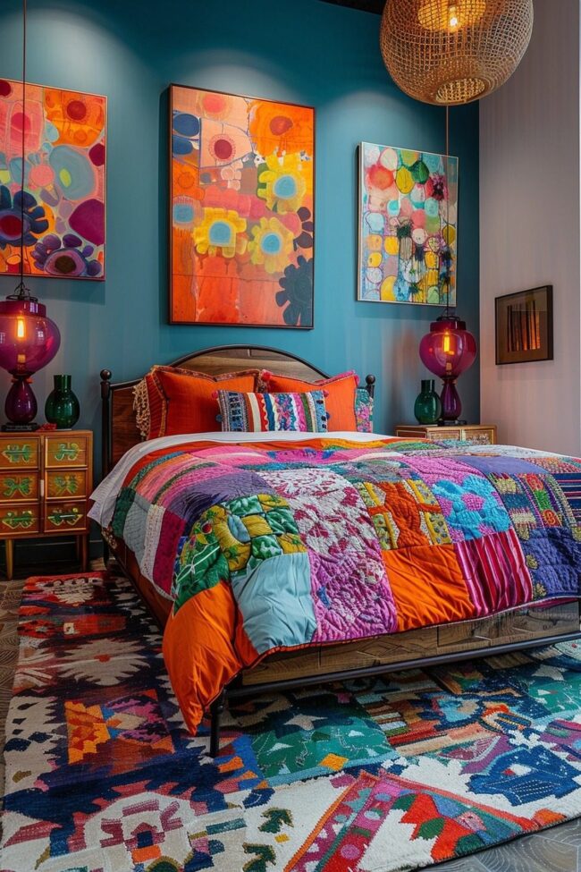 Vibrant Colorful Retreat