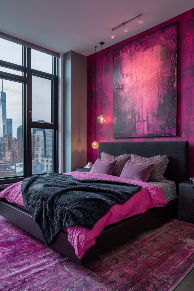 Chic Pink Bedroom Ideas for Urban Spaces
