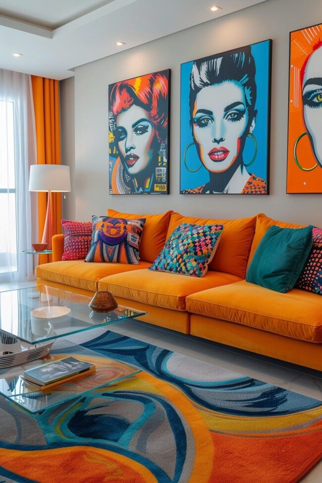 Vibrant Pop Art Retreat