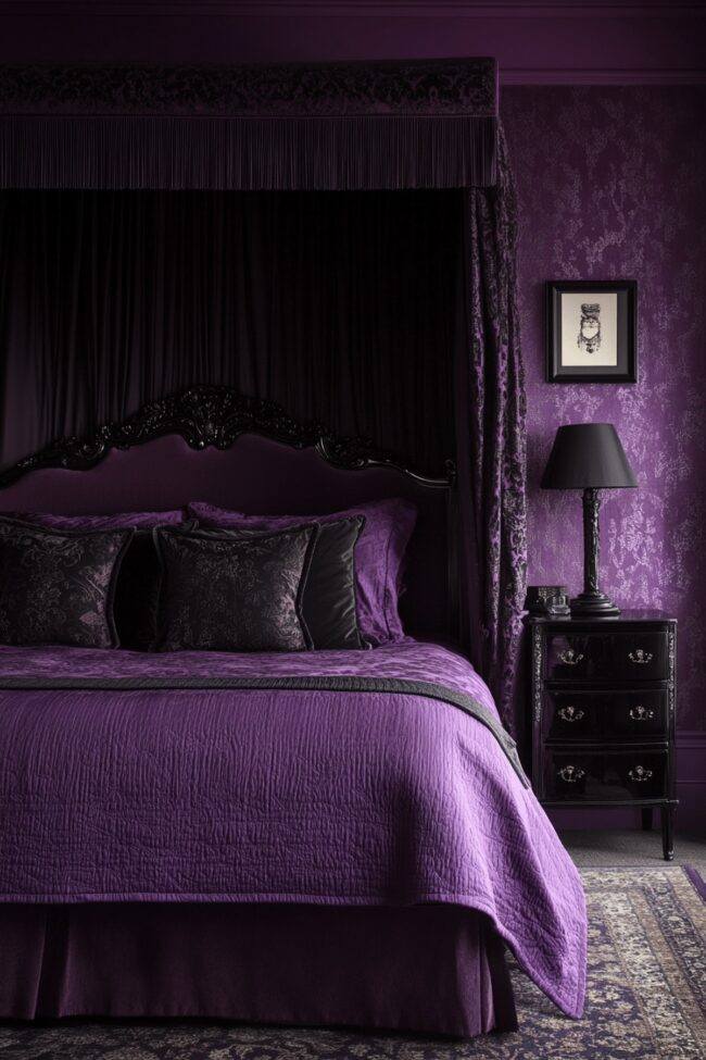 Royal Lavender Bedroom