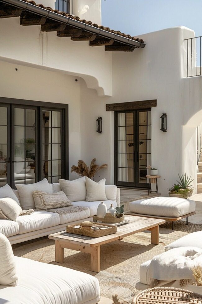 Balanced Tones in Scandi-Boho Patio Designs