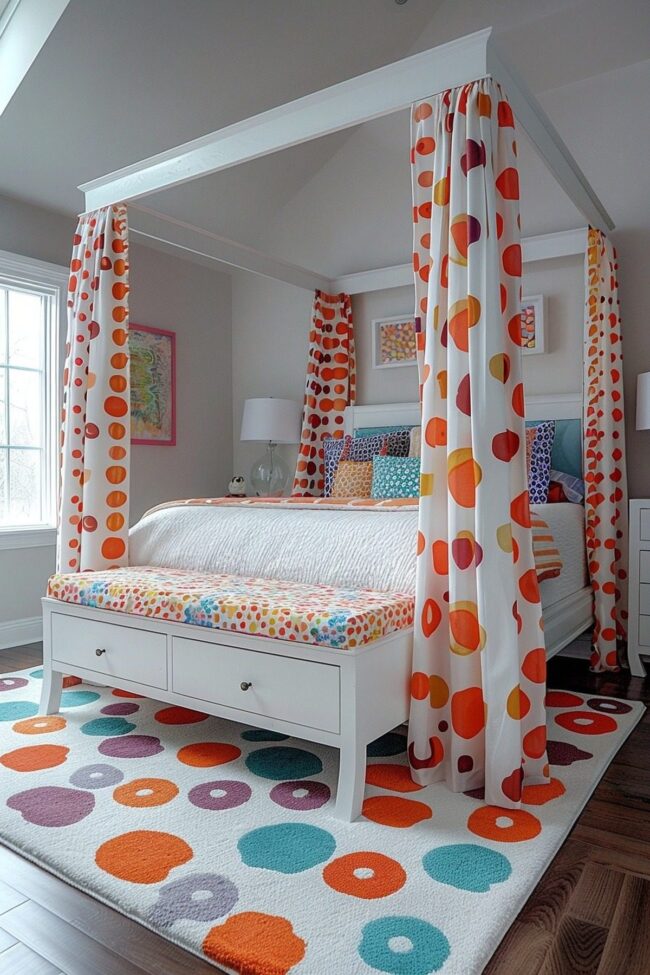 Whimsical Polka Dot Canopies