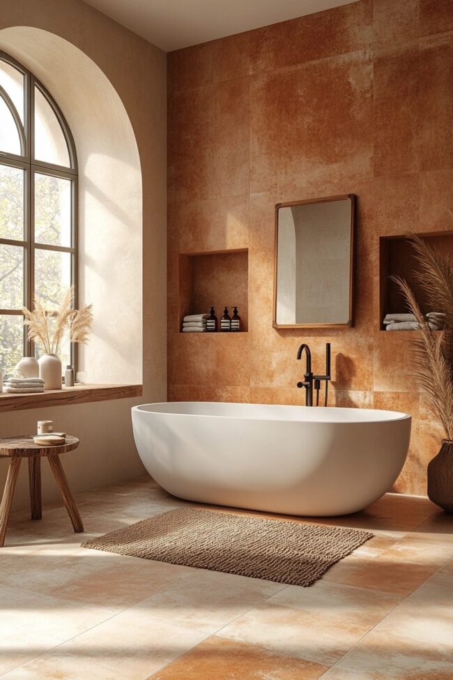 Earthy Elegance in Bathrooms