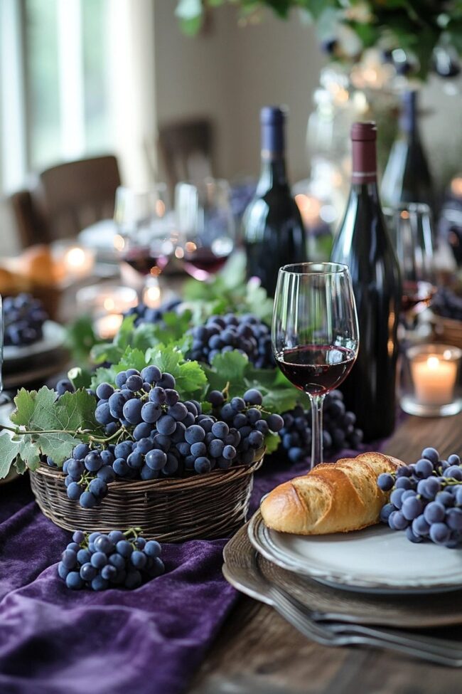 Vineyard-Inspired Autumn Setting