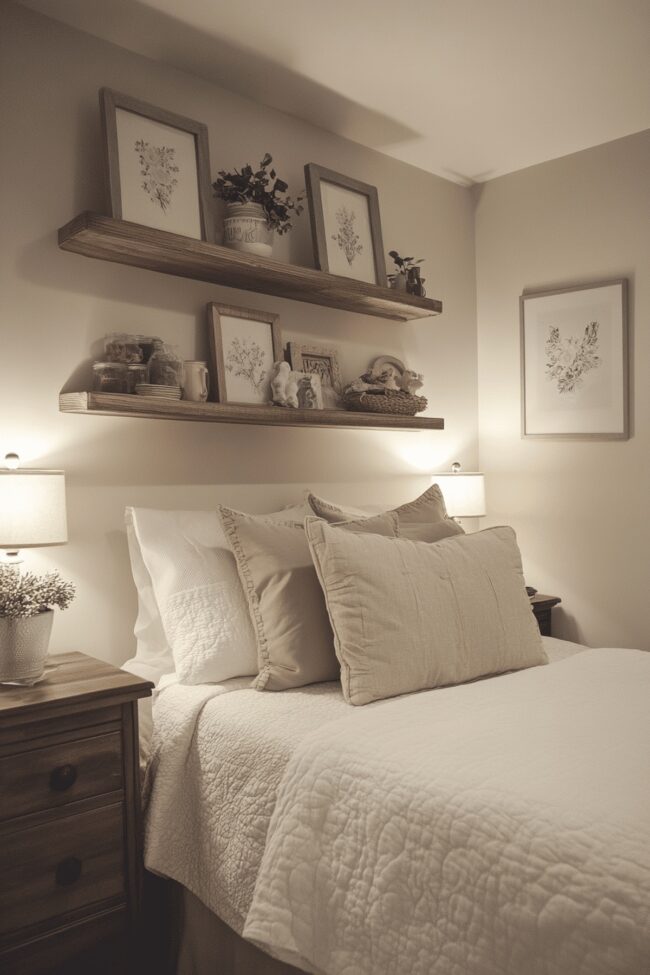 Floating Shelves for Style and Storage