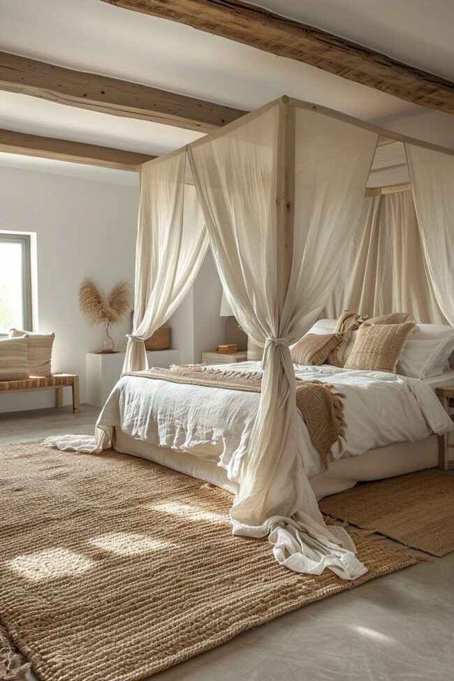 Luxe Linen Canopy Drapes