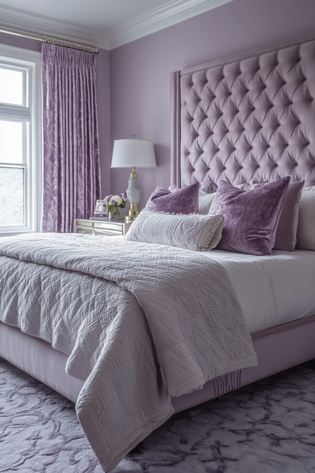 Velvet Mauve Bedroom