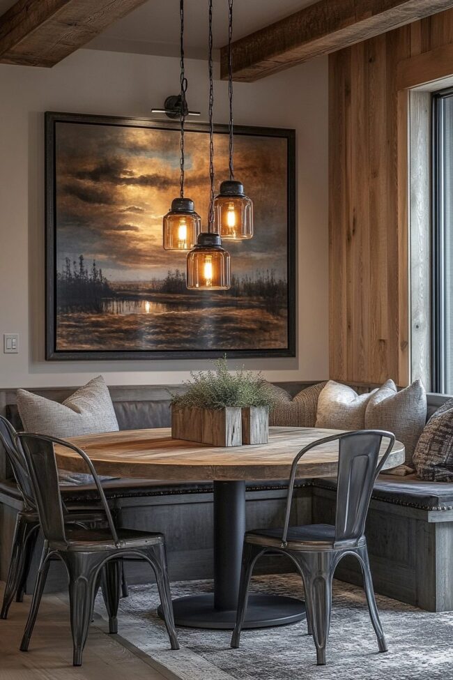 Rustic Farmhouse with Rich Earthy Tones