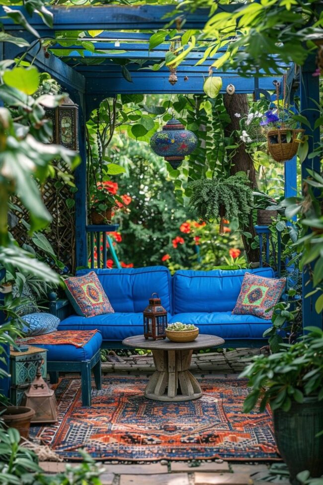 Bohemian Blue Oasis