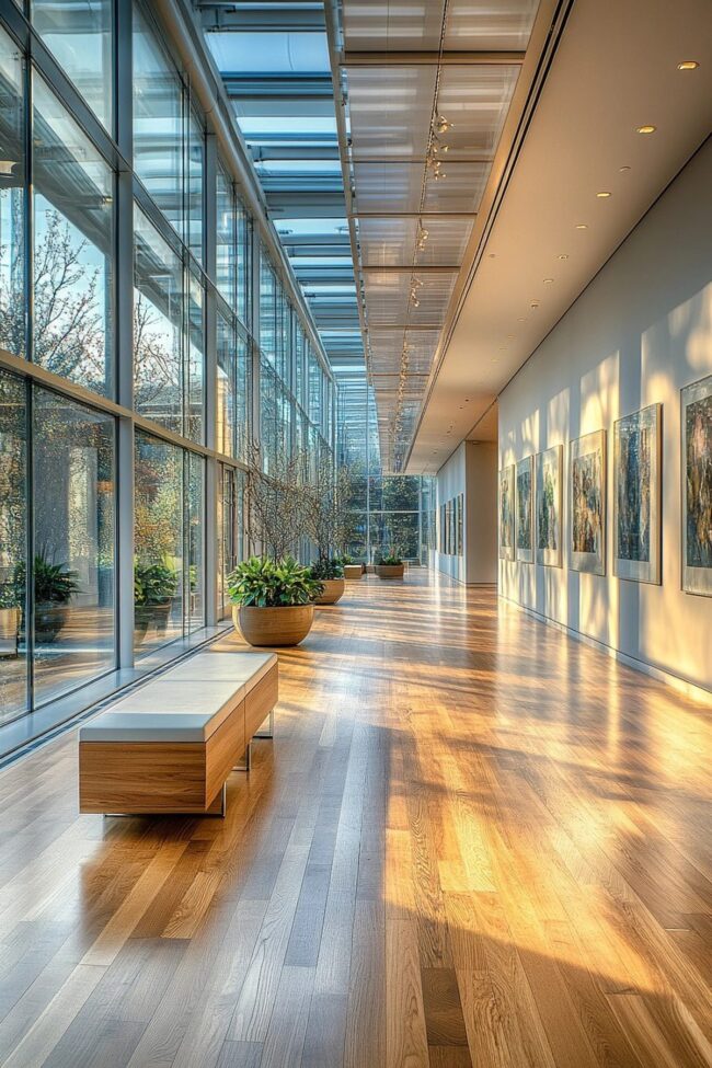 Shimmering Art Display Environments