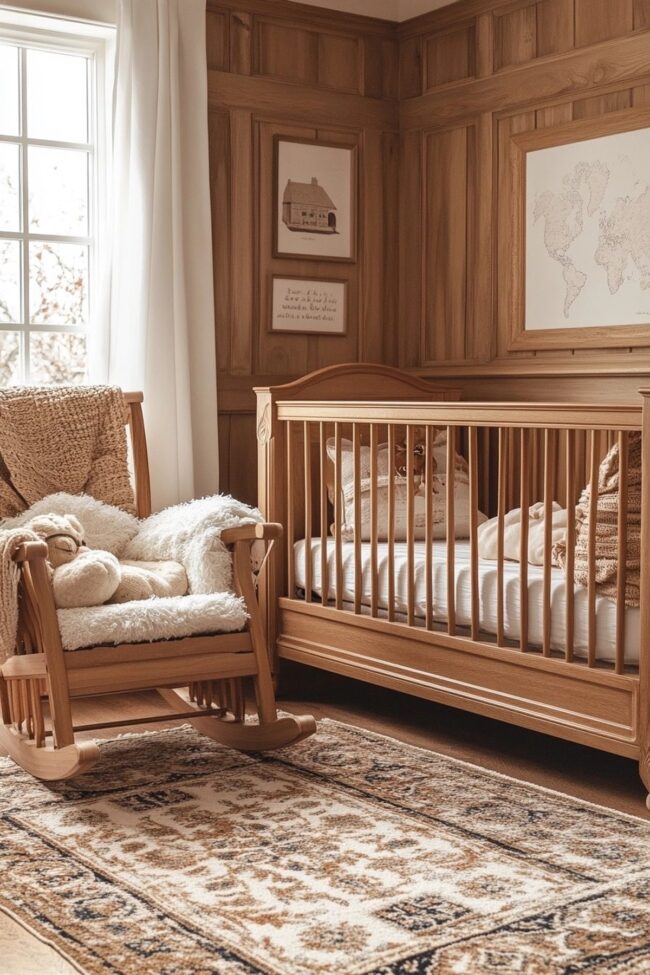 Timeless Wooden Nursery