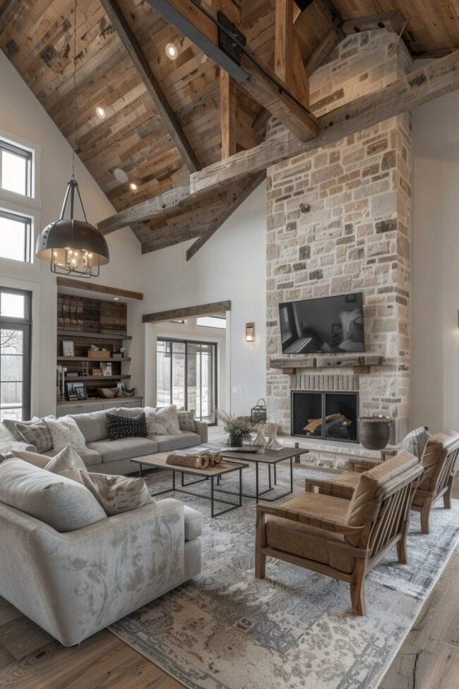 Contemporary Country Style Lounge Design