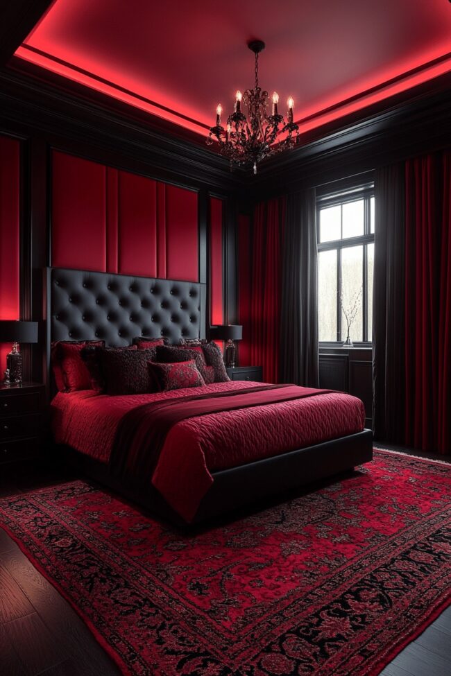 Elegant Crimson Glow