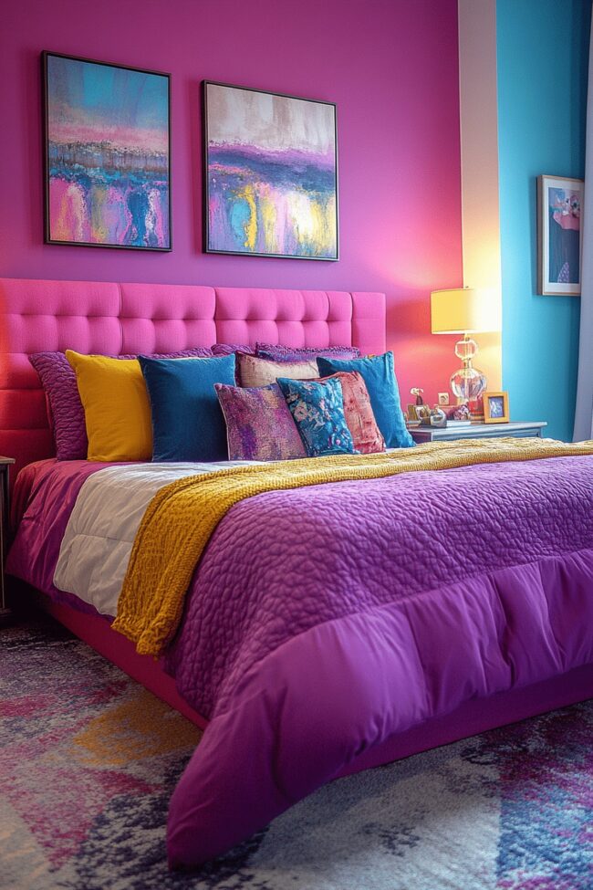 Vibrant Color Block Sanctuary