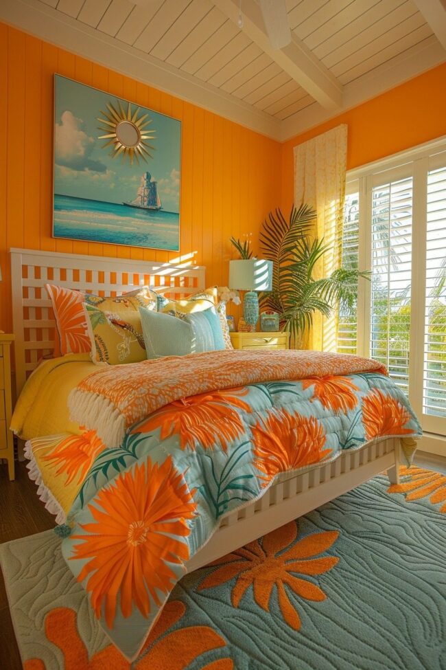 Sunlit Tropical Room