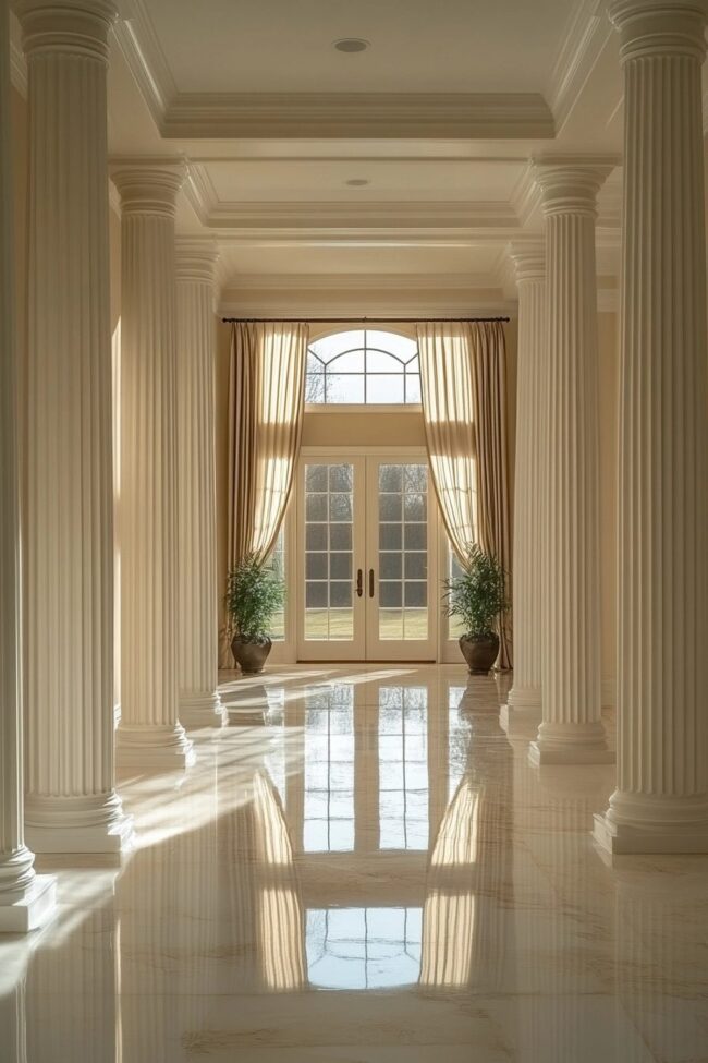 Modern Neo-Classical Doorway Design
