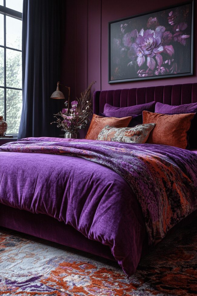 Radiant Plum Comfort Room