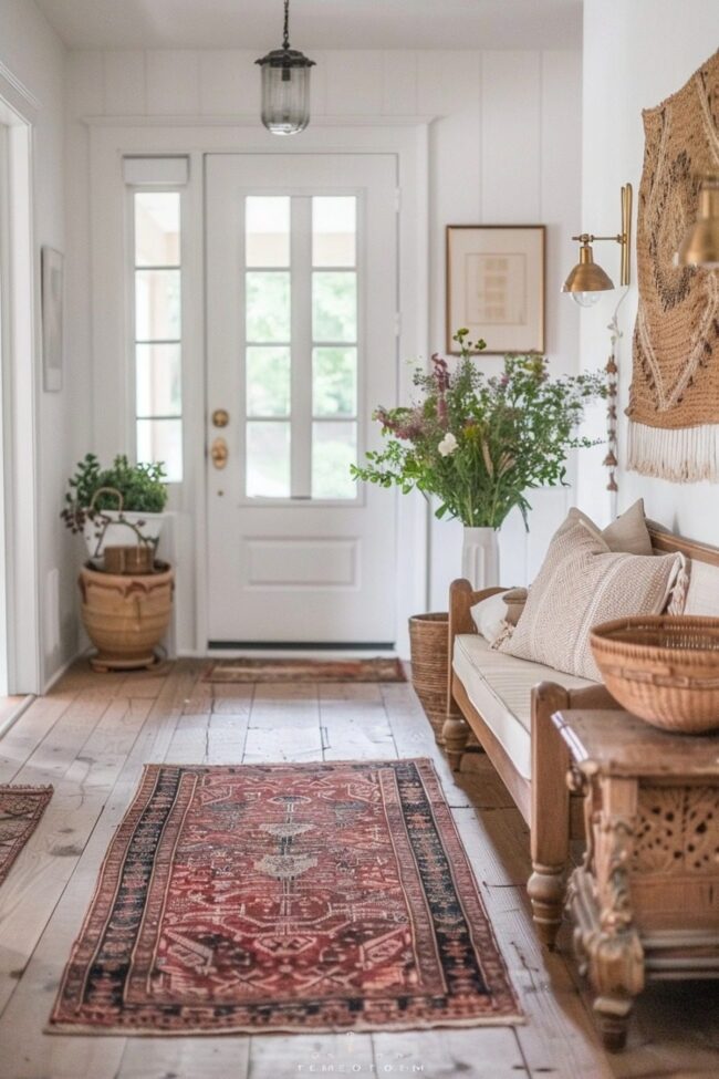 Stylish Boho Entrance