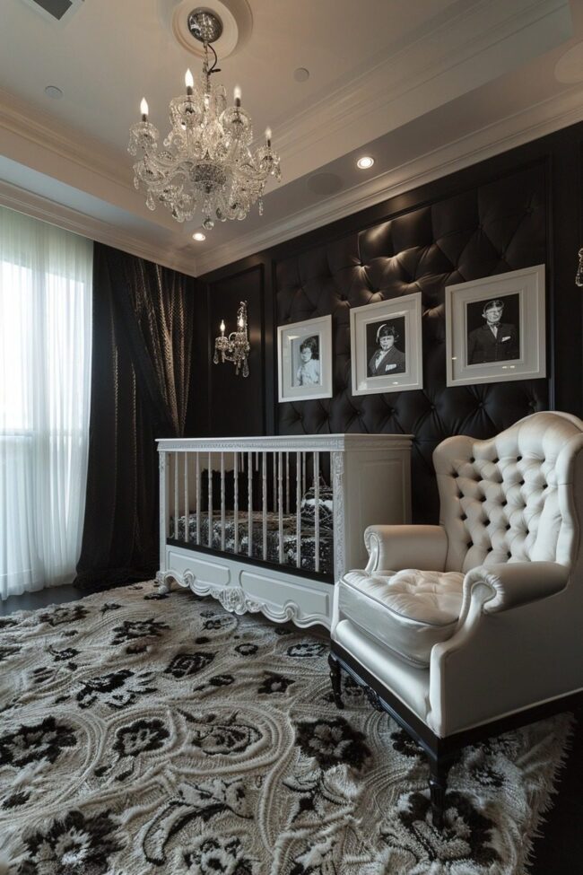 Vintage Hollywood-Inspired Baby Room
