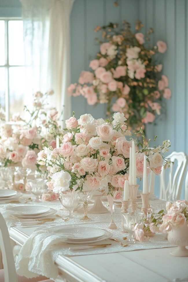Soft Colorful Dining Room Retreat