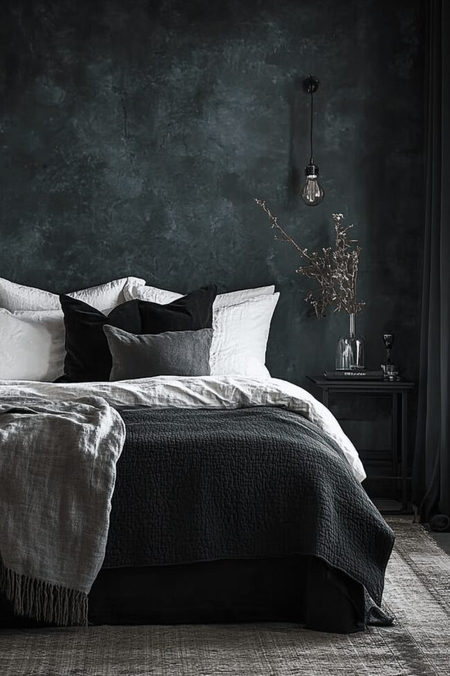 Deep, Moody Elegance Room