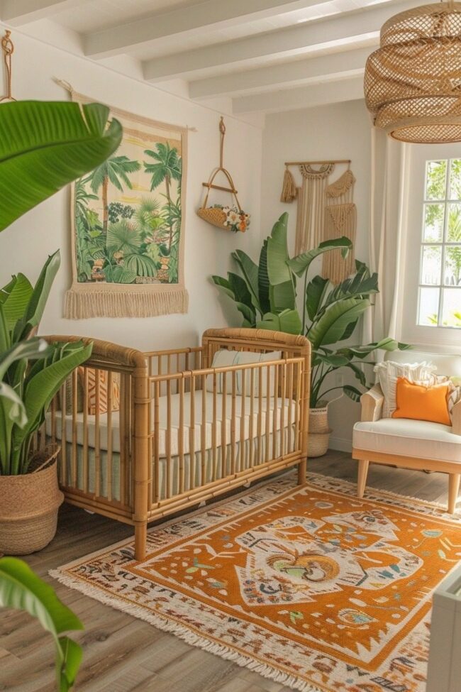 Tropical Chic Nursery Retreat