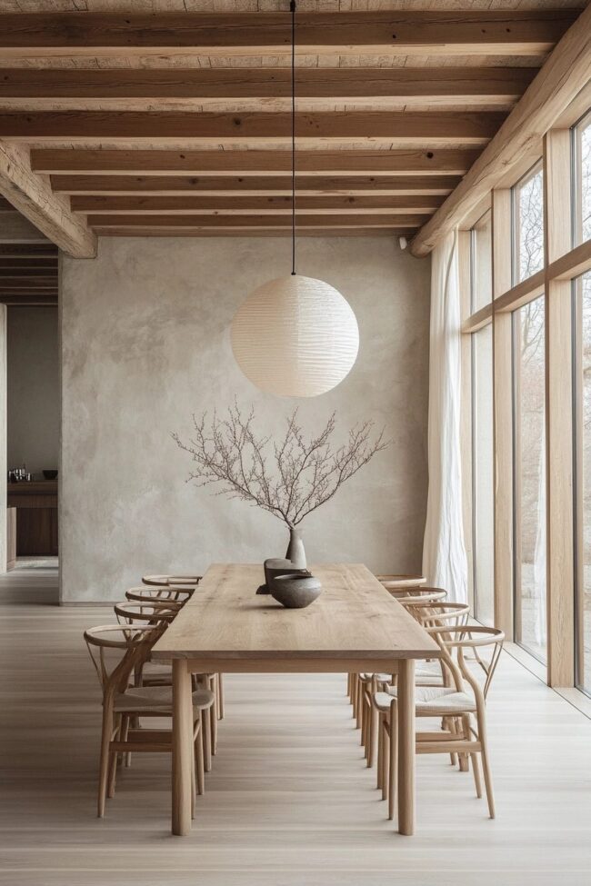 Minimalist Nordic Dining Space