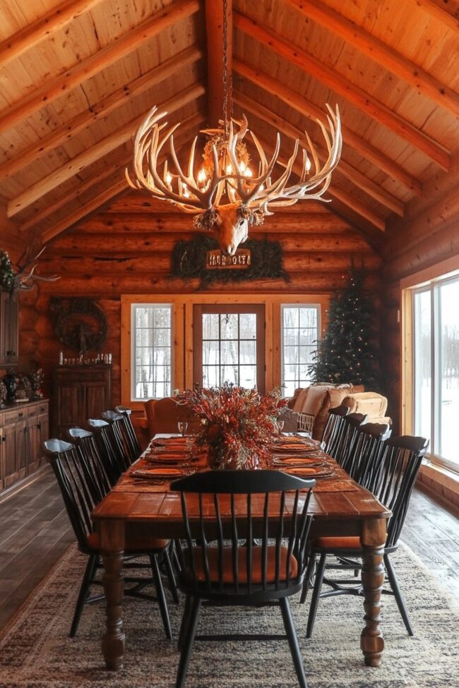 Mountain Lodge Dining Space