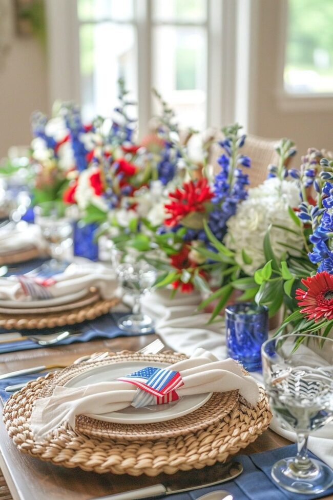 Celebrating Independence Day Table Decor Ideas