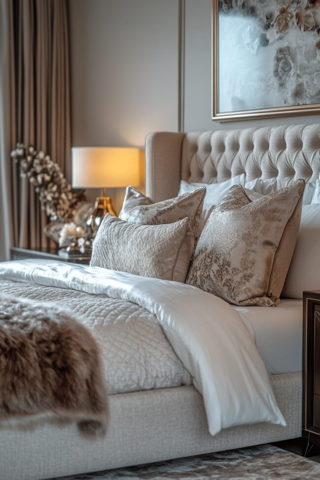 Chic Modern Glam Bedroom