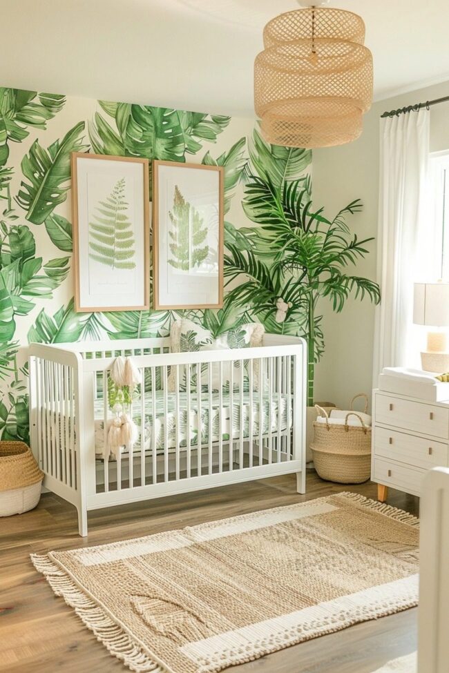 Nature-Inspired Baby Room Retreat