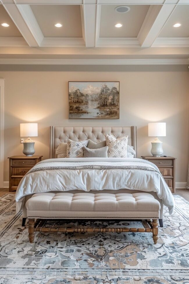 Transitional Bedroom Design