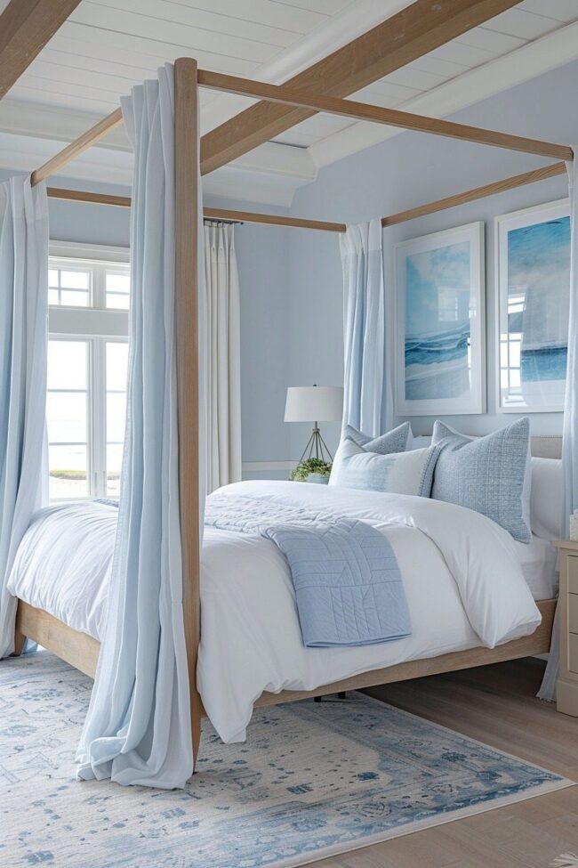 Aqua Serenity Drapery