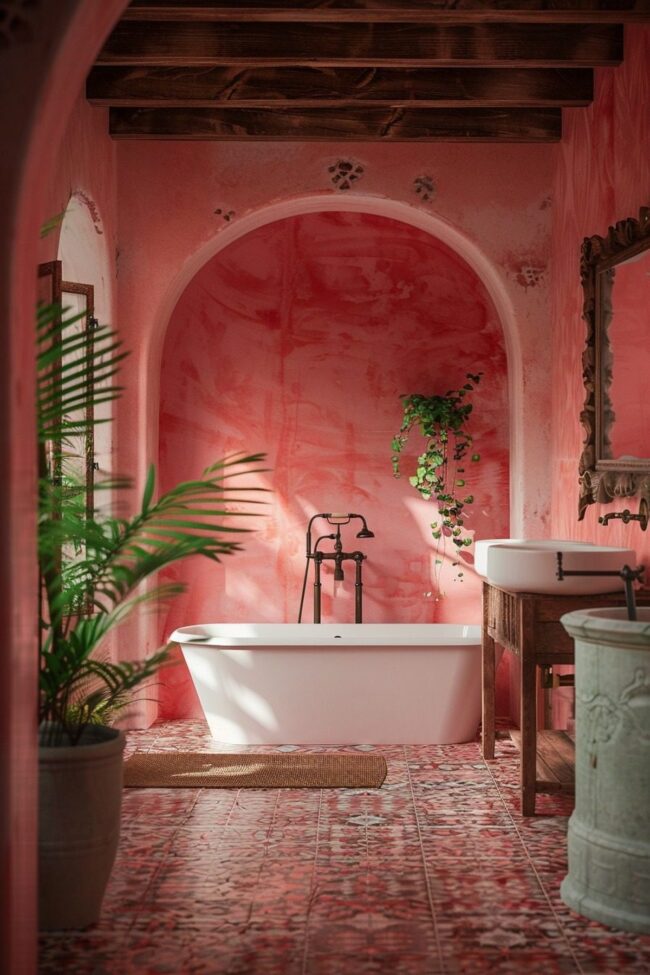 Mediterranean Pink Retreat