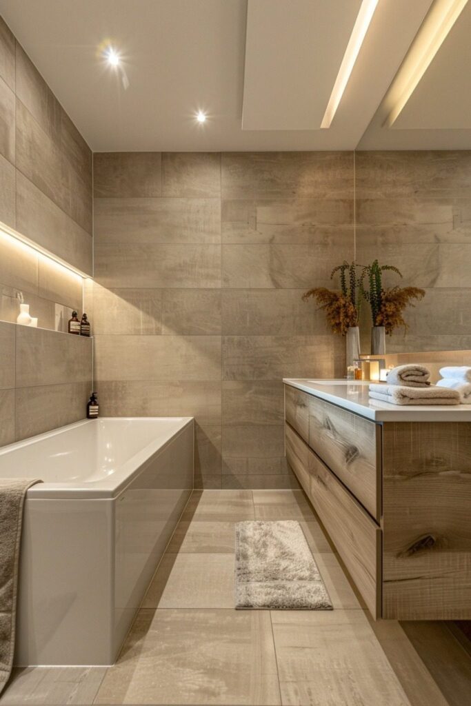 29 Trendy Bathroom Tile Design Ideas for a Fresh New Look - Kreativk