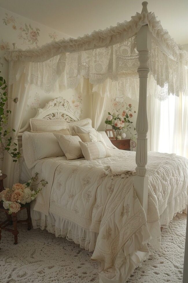 Enchanting Lace Drapery