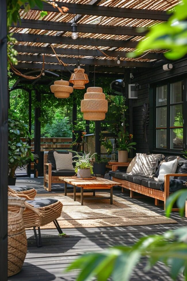 Scandinavian Boho Patio Ideas