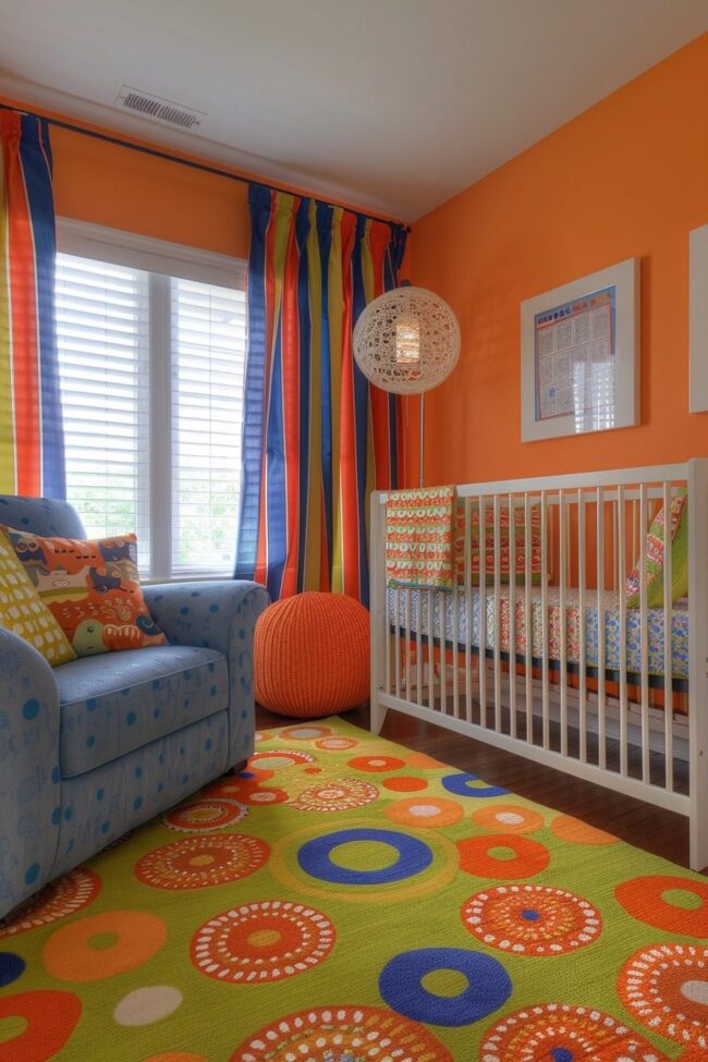 Bright Bohemian Nursery Design Ideas