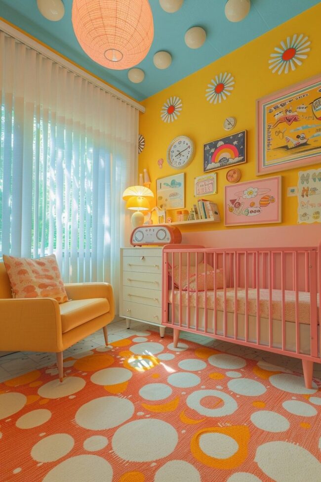 Charming 1950s Nursery Design Ideas