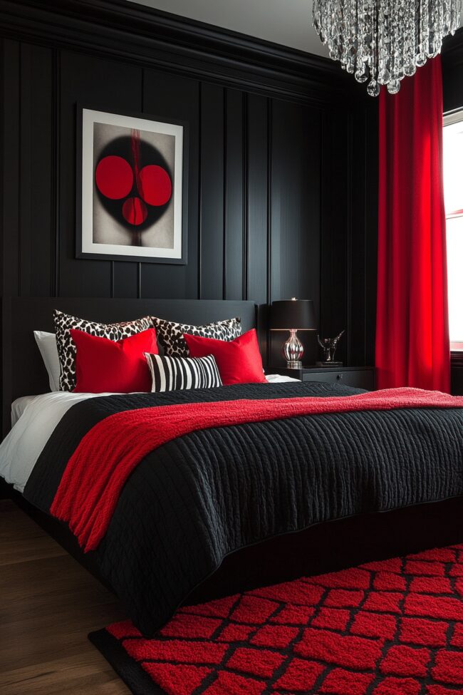Black and Red Chic Haven
