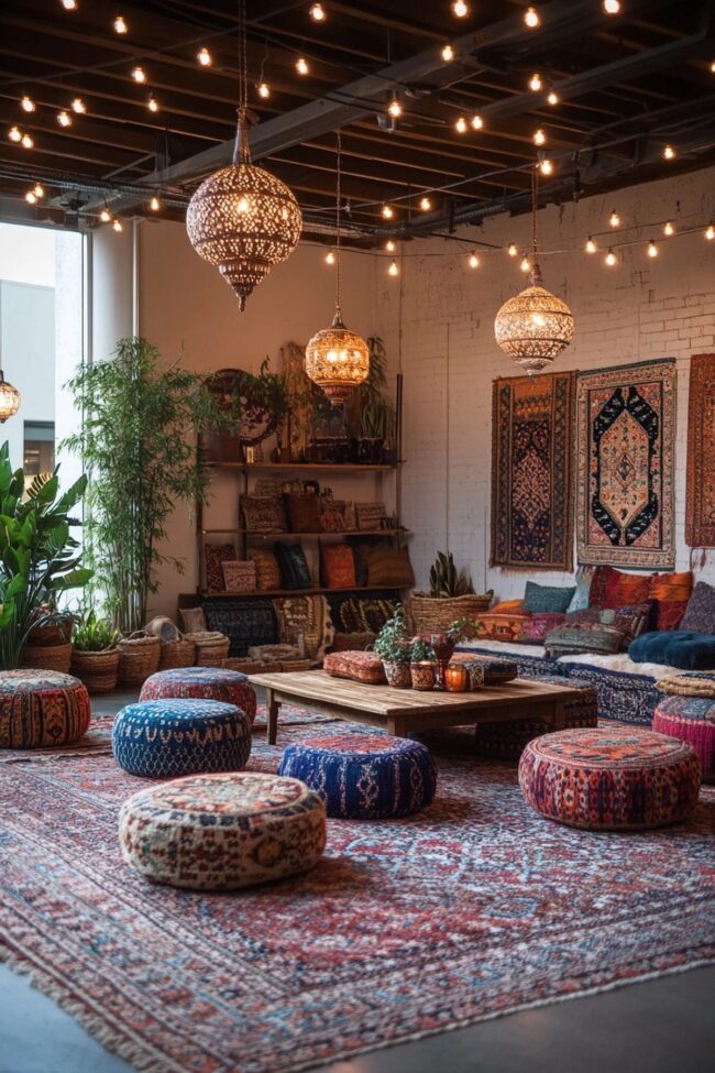 Moroccan Pouf Elegance