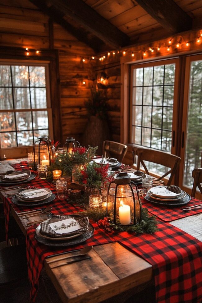 Rustic Cabin Table Accents