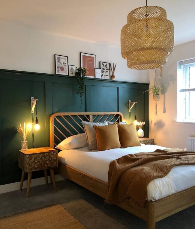 How to Mix Wood and Woven Textures in Rustic Boho Bedrooms