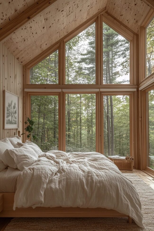 Peaceful Retreat in Cabin Bedroom