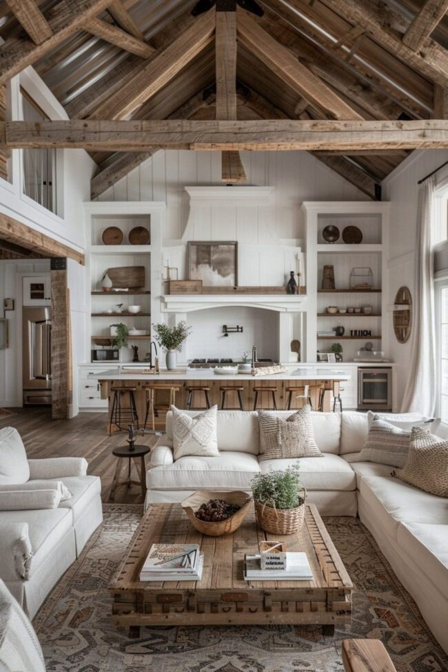 Modern Rustic Living Space Ideas